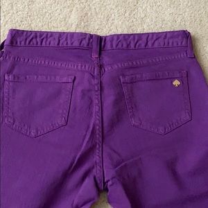♠️ Kate Spade Broome Street Purple Skinny Jeans 29